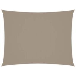 Berkfield Home Sunshade Sail Oxford Fabric Rectangular 6x7 m Taupe