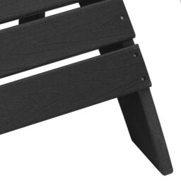 Berkfield Home 3 Piece Garden Lounge Set Black HDPE - thumbnail 7
