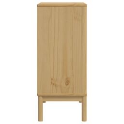 Berkfield Home Chest of Drawers FLORO Wax Brown Solid Wood Pine - thumbnail 6