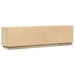 Berkfield Home TV cabinet with LED Sonoma Oak 180x38x49 cm Engineered Wood in Brown - Size: 180 x 38 x 49 cm - thumbnail 8