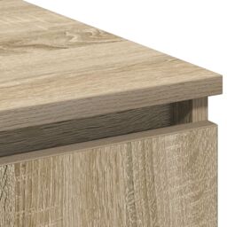 Berkfield Home TV cabinet with LED Sonoma Oak 180x38x49 cm Engineered Wood in Brown - Size: 180 x 38 x 49 cm - thumbnail 9