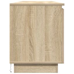 Berkfield Home TV cabinet with LED Sonoma Oak 180x38x49 cm Engineered Wood in Brown - Size: 180 x 38 x 49 cm - thumbnail 7