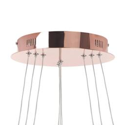 Wyld and Coco Rose Gold Aluminium Three-Ring Pendant Lamp Integrated LED - thumbnail 8