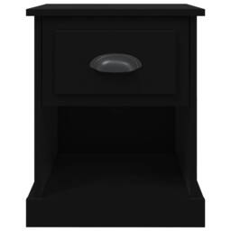 Berkfield Home Durable Bedside Cabinets 2 pcs Black 39x39x47.5 cm Engineered Wood - thumbnail 8