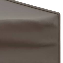 Berkfield Home Sturdy Folding Party Tent with Sidewalls Taupe 3x6 m - thumbnail 7