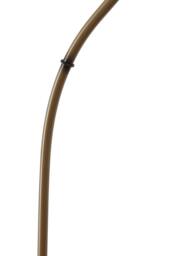 Garden Sanctuary Vintage Style Floor Lamp with Fabric Lampshade & Marble Base in White - thumbnail 6