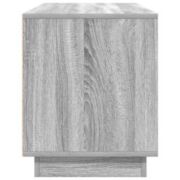 Berkfield Home TV Cabinet with LED Lights Grey Sonoma 100x41x50 cm - Size: 100 x 41 x 50 cm - thumbnail 8
