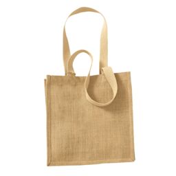 Westford Mill Jute Compact Tote Bag - 10 Litres in Natural