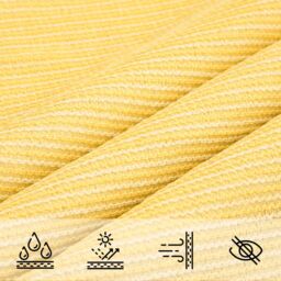 Berkfield Home Sunshade Sail 160 g/m¬≤ Beige 4.5x4.5 m HDPE - thumbnail 5