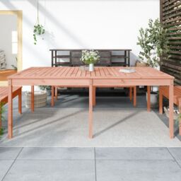 Berkfield Home Garden Table 203.5x100x76 cm Solid Wood Douglas in Brown - thumbnail 1