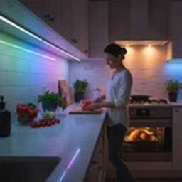 EONLION 1PCS LED Strip Lights 5M RGB 5050 Colour Changing Tape in Black - thumbnail 5