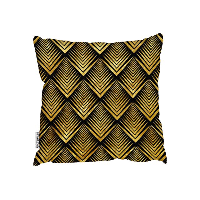 Benjamin Tate Design Golden art deco (Outdoor Cushion)