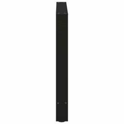 Berkfield Home Coffee Table Legs Black 2 pcs 80x(72-73) cm Steel - thumbnail 6
