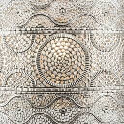 EONLION Traditional Ceiling Light Shade Chrome Moroccan Pendant Lampshade in Silver - thumbnail 3