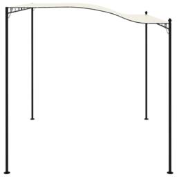 Berkfield Home Gazebo Fabric Cream White in Beige - thumbnail 6