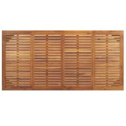 Berkfield Home Garden Table with Hairpin Legs 180x90x75 cm Solid Wood Acacia in Brown - Size: 180 x 90 x 75 cm - thumbnail 5