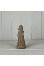 KDMD Natural Santa Ornament in Brown - thumbnail 2