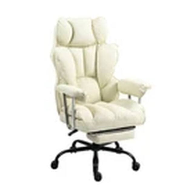 EONLION Heavy Duty Office Chair Ergonomic Recliner Chair Beige - image 1