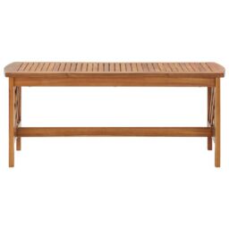 Berkfield Home Coffee Table 102x50x43 cm Solid Acacia Wood in Brown - Size: 102 x 50 x 43 cm - thumbnail 2