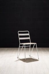 Orsina Metal Chair, Ready To Enjoy Metal Outdoor Chair, Effortless Cleaning Metal Chair, Versatile Small Chair in White - thumbnail 6
