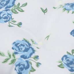 Set of 2 Vintage Style Floral Indoor Outdoor Chair Seat Pad Garden Cushions (L)40cm x (W)40cm - thumbnail 3