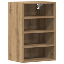 Berkfield Home Hanging Cabinet Artisan Oak 40x29.5x60 cm Engineered Wood in Brown - thumbnail 2