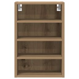 Berkfield Home Hanging Cabinet Artisan Oak 40x29.5x60 cm Engineered Wood in Brown - thumbnail 4