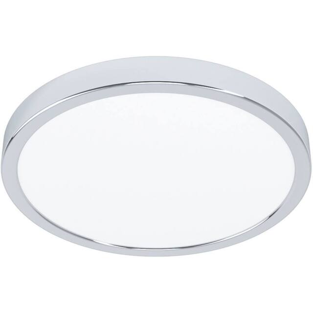 Loops Stylish Chrome LED Ceiling Light - 27cm Semi-Flush Fixture for Indoor in Metallics - image 1