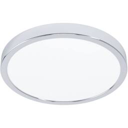 Loops Stylish Chrome LED Ceiling Light - 27cm Semi-Flush Fixture for Indoor in Metallics - thumbnail 1