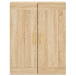 Berkfield Home Wall Mounted Cabinets 2 pcs Sonoma Oak Engineered Wood in Brown - thumbnail 6