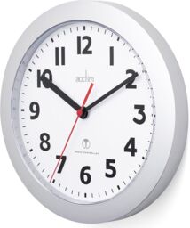 Acctim Parona Wall Clock Radio Controlled 23cm in Silver - thumbnail 3