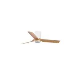 Netlighting Mini Punt Tub Small White Light Wood DC Ceiling Fan 6 Speed