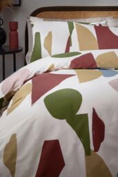 HOEM Meta Abstract Geometric Cotton Rich Duvet Cover Set - Size: King - thumbnail 3