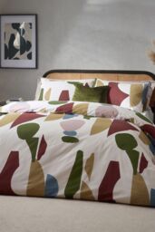 HOEM Meta Abstract Geometric Cotton Rich Duvet Cover Set - Size: King - thumbnail 2