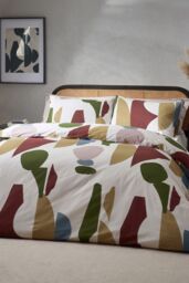 HOEM Meta Abstract Geometric Cotton Rich Duvet Cover Set - Size: King - thumbnail 1