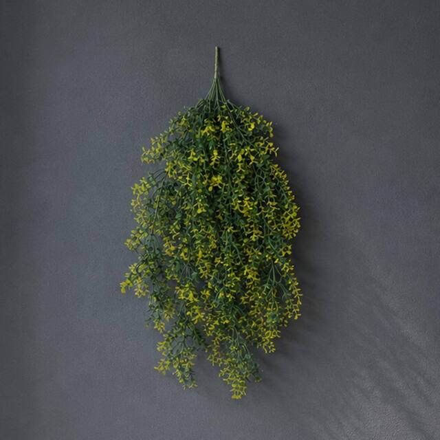Leaf 76cm Hanging UV & Fire Resistant Artificial Variegated Plant in Green - image 1