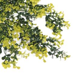 Leaf 76cm Hanging UV & Fire Resistant Artificial Variegated Plant in Green - thumbnail 4