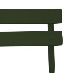 Berkfield Home Outdoor Chairs Dark green Metal Medium Foldable Patio Chair - thumbnail 9