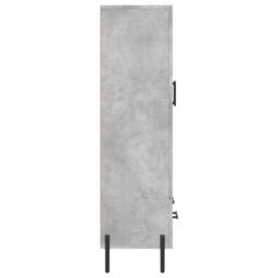 Berkfield Home Highboard Concrete Grey 69.5x31x115 cm Engineered Wood - thumbnail 7