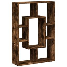 Berkfield Home Durable Bookcase Smoked Oak 63x20x90 cm Engineered Wood in Brown - Size: 63 x 20 x 90 cm - thumbnail 7