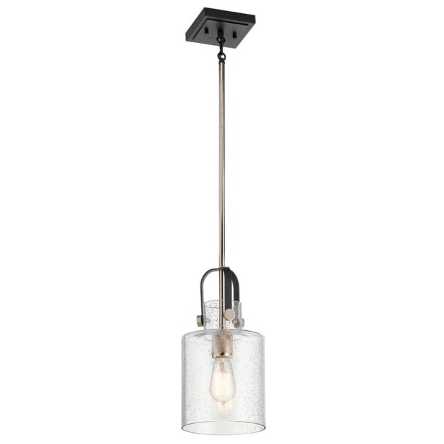Netlighting Kichler Kitner Dome Pendant Ceiling Light Polished Nickel in Grey - image 1