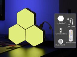 Leaper 3 PCS Own Splicing Bluetooth Gaming Ambient Light in Red - thumbnail 2