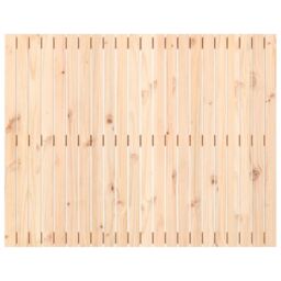 Berkfield Home Wall Headboard 140x3x110 cm Solid Wood Pine in Brown - Size: 140 x 3 x 110 cm - thumbnail 4