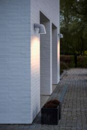 Nordlux Modern Outdoor Wall Light White Aluminium GU10 Weatherproof - Mains Powered, IP44 - thumbnail 3