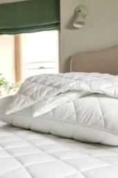 CHRISTY Classic Filled Microfibre Pillow Protector Pair in White - thumbnail 2