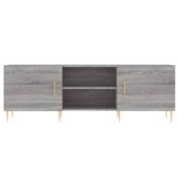Berkfield Home TV Cabinet Grey Sonoma 150x30x50 cm Engineered Wood - Size: 150 x 30 x 50 cm - thumbnail 5
