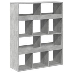 Berkfield Home Room Divider Concrete Grey 100x33x125.5 cm Engineered Wood