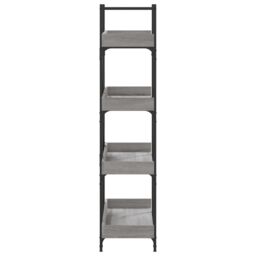 Berkfield Home Bookcase 4-Tier Grey Sonoma 100x33x145.5 cm Engineered Wood - thumbnail 5