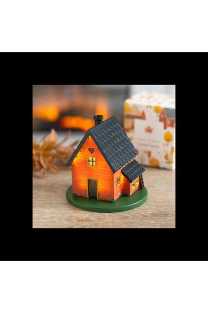 KDMD Woodland House Orange LED Light Up Resin Decoration Indoor - image 1