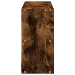 Berkfield Home Wall Shelf Smoked Oak 100x25x50 cm Engineered Wood in Brown - Size: 100 x 25 x 50 cm - thumbnail 5